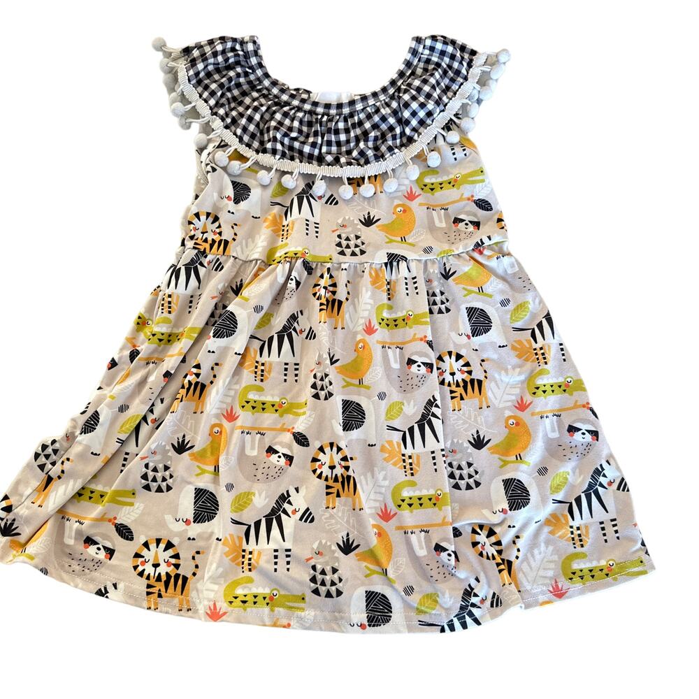 Animal print dress